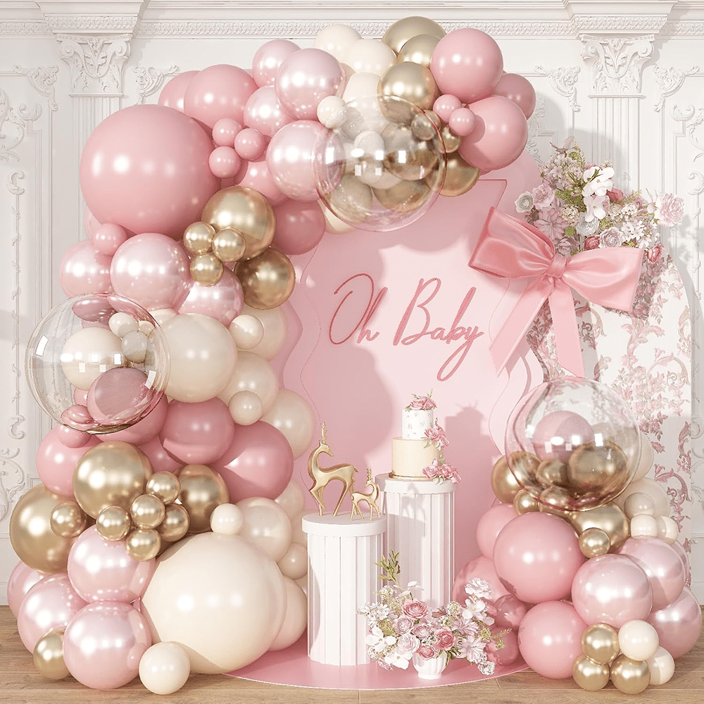 Wedding Day Supply Kit - 137pcs Vintage Pink Rose White Sand