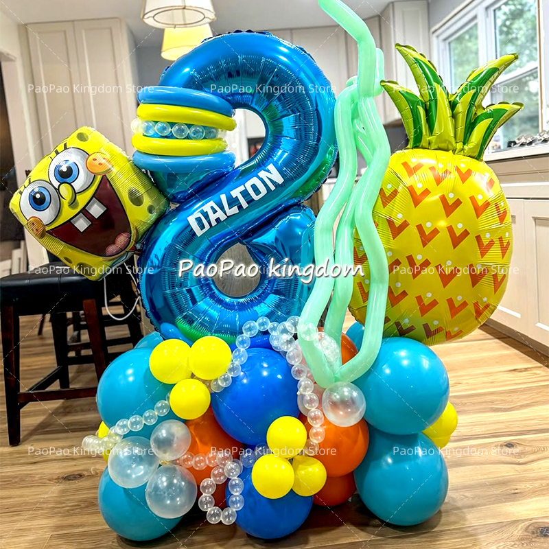 Wedding Day Supply Kit - Cartoon SpongeBob Party Balloon Kit Kids