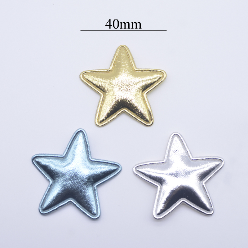 50Pcs 40mm Leather Star Appliq - مراجعة Wedding Superstar وسعره