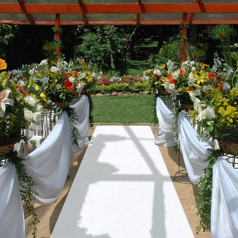 Custom Length Wedding Carpet A - مراجعة Aisle Runner White وسعره