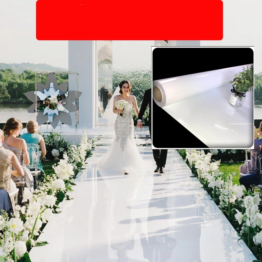 Wedding Centerpieces Mirror Ca - مراجعة Aisle Runner White وسعره
