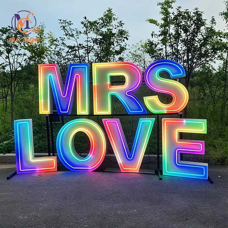 Freestanding LED Sign Board 4f - مراجعة Wedding Party Supply Rentals وسعره