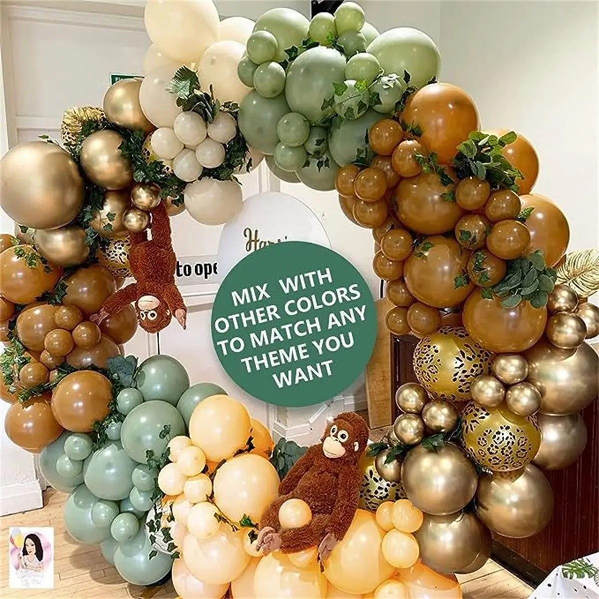 105Pcs Jungle Animal Balloon G - مراجعة Wedding Zoo وسعره