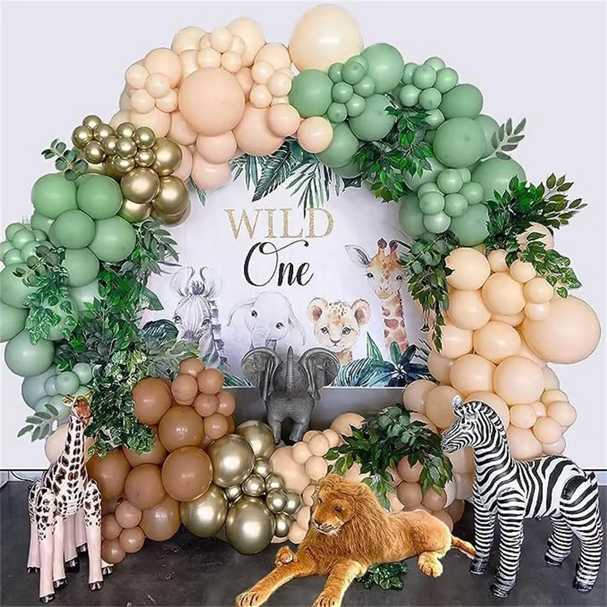 105Pcs Jungle Animal Balloon G - مراجعة Wedding Zoo وسعره