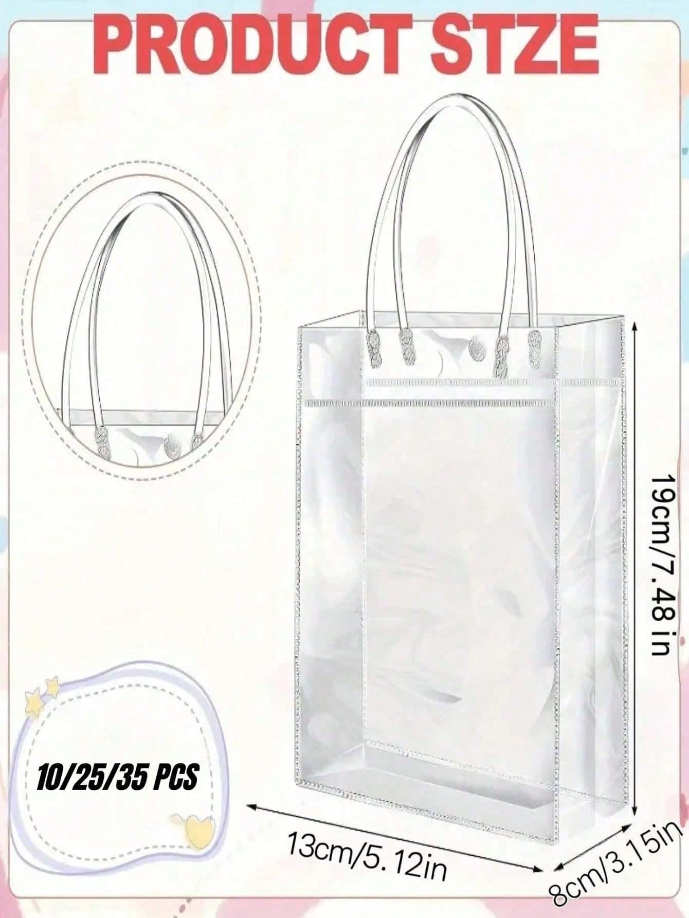 35Pcs Reusable Clear PVC Gift  - مراجعة Wedding Solution وسعره