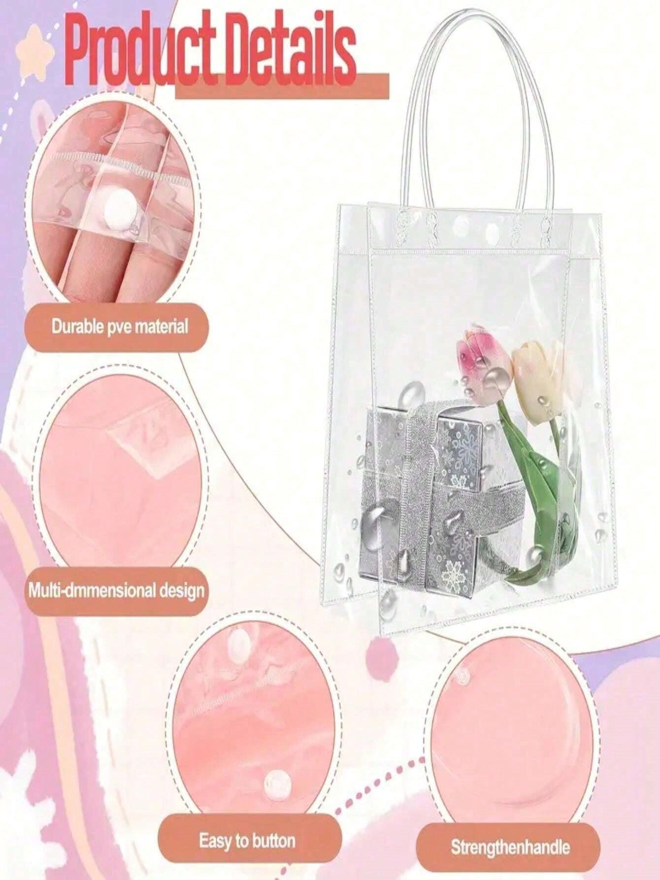 35Pcs Reusable Clear PVC Gift  - مراجعة Wedding Solution وسعره