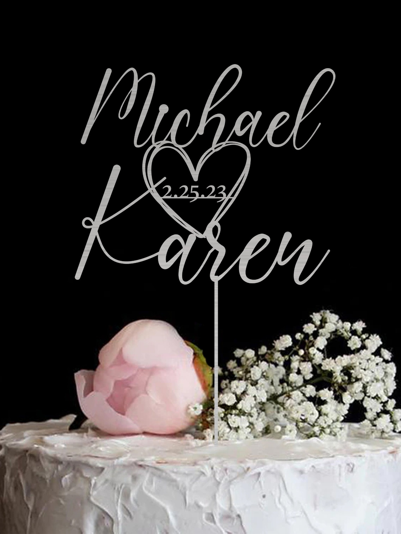 Custom Cake Topper - 1PC Perso - مراجعة Wedding Shop وسعره