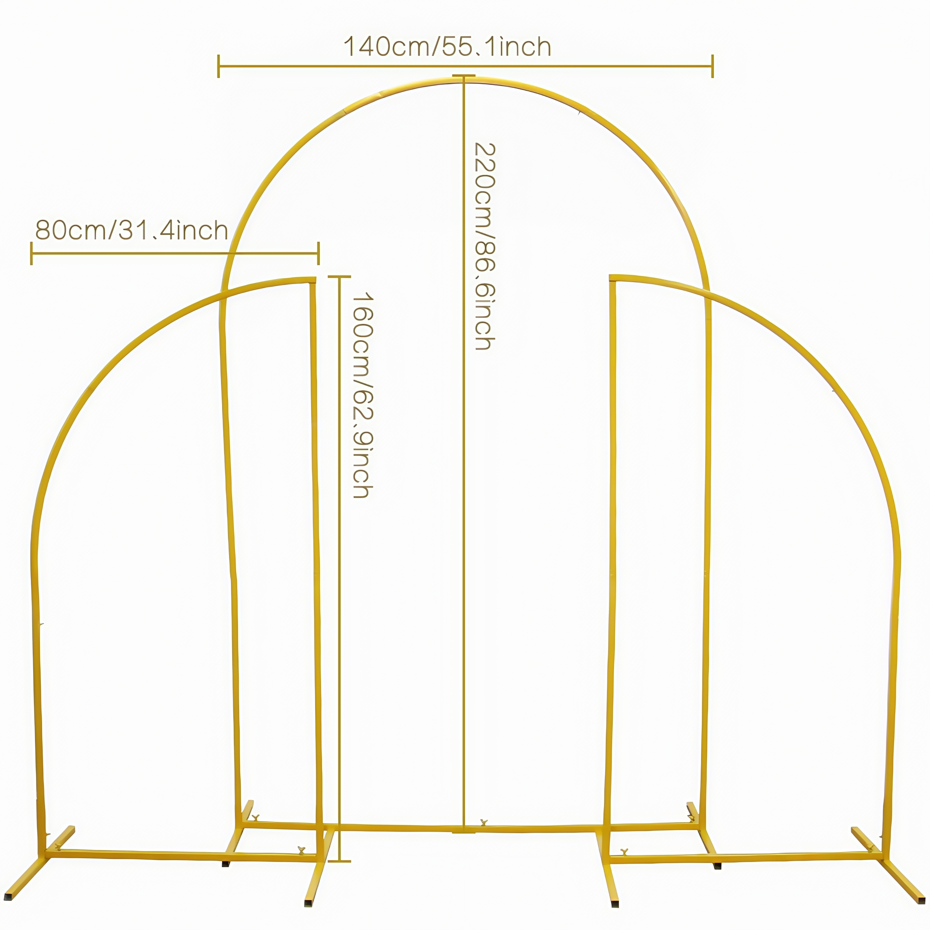 Crown Metal Arch Stand,3pcs Se - مراجعة Wedding Support وسعره