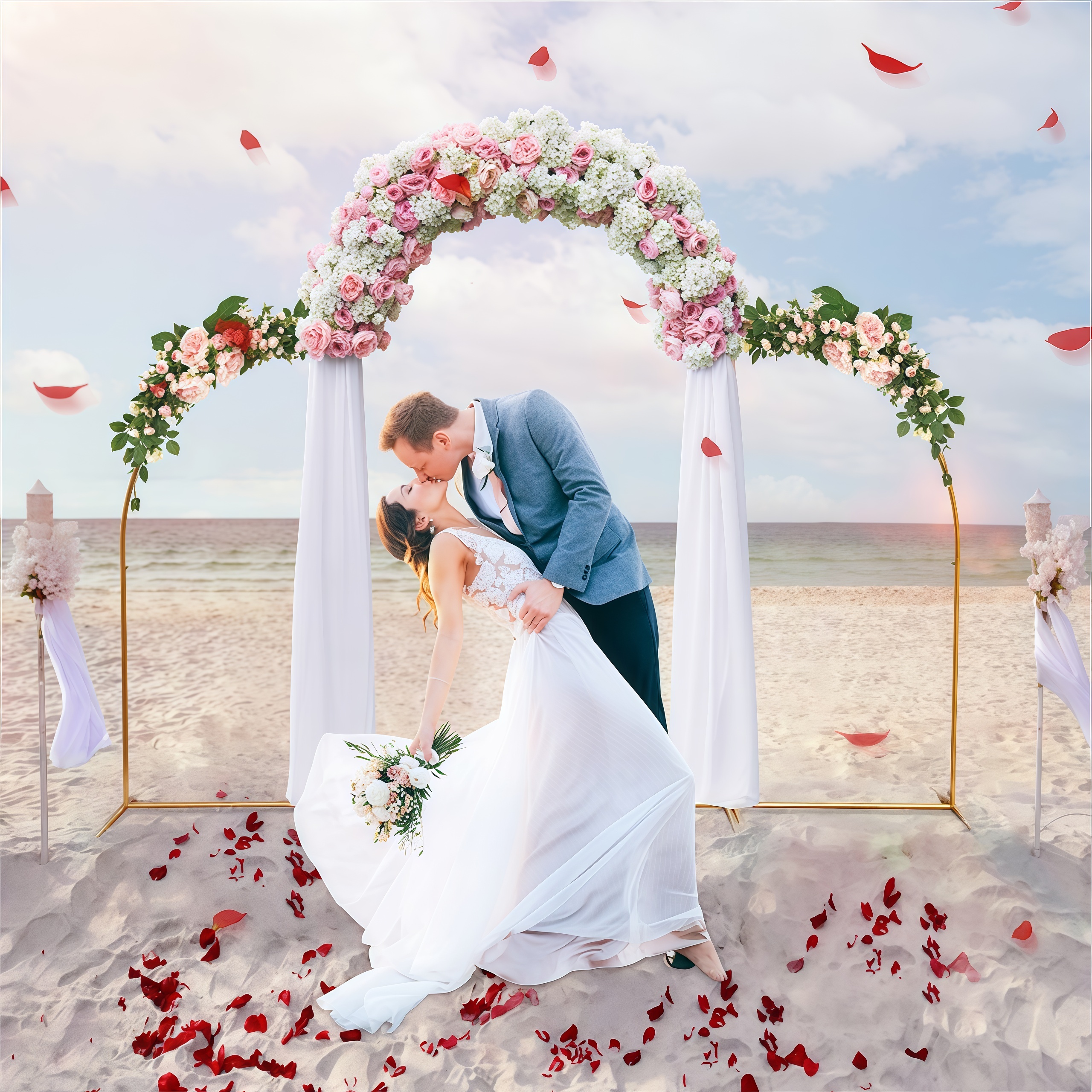 Crown Metal Arch Stand,3pcs Se - مراجعة Wedding Support وسعره