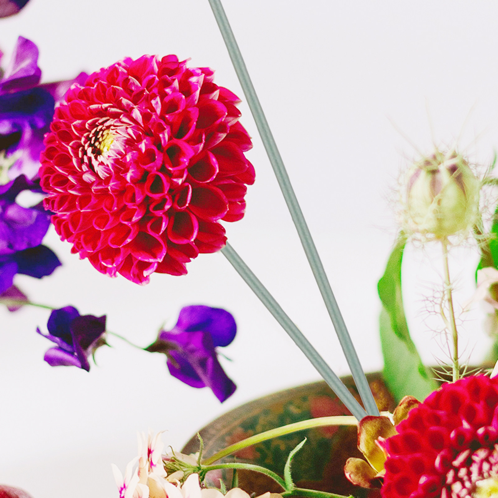 11Pcs DIY Flower Stems Plastic - مراجعة Wedding Support وسعره