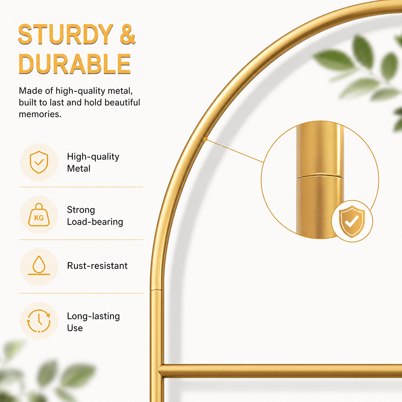 Open Arch Backdrop Stand, Doub - مراجعة Wedding Support وسعره