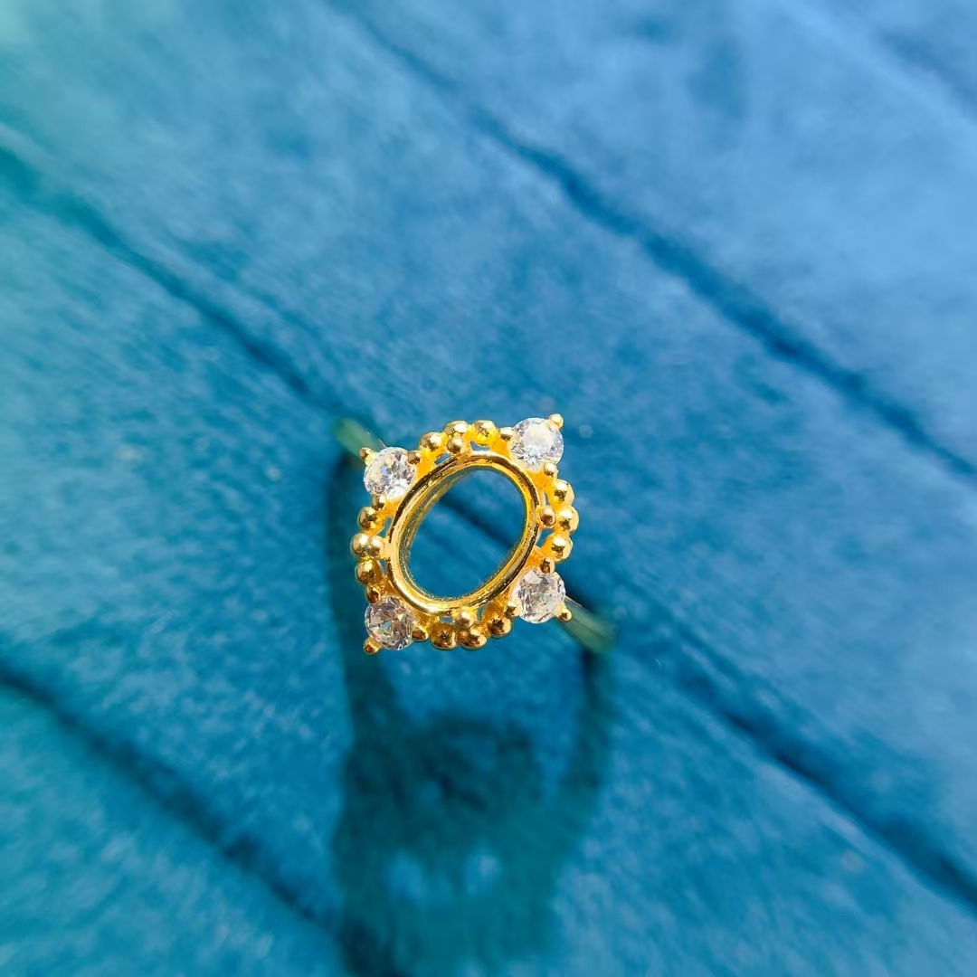 18K Gold Plated Engagement Rin - مراجعة Supplier Wedding وسعره
