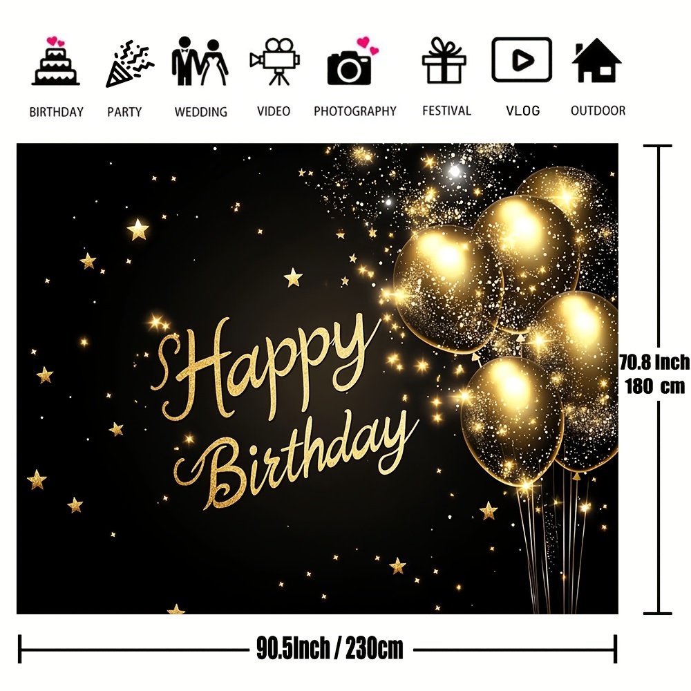 1pc super large black and gold - مراجعة Wedding Superstar وسعره