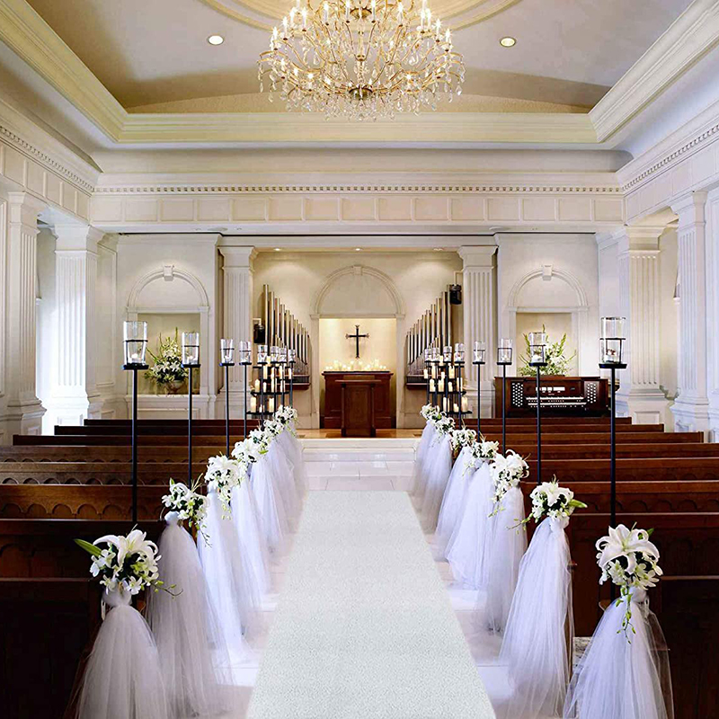 Romantic White Wedding Carpet  - مراجعة Aisle Runner White وسعره