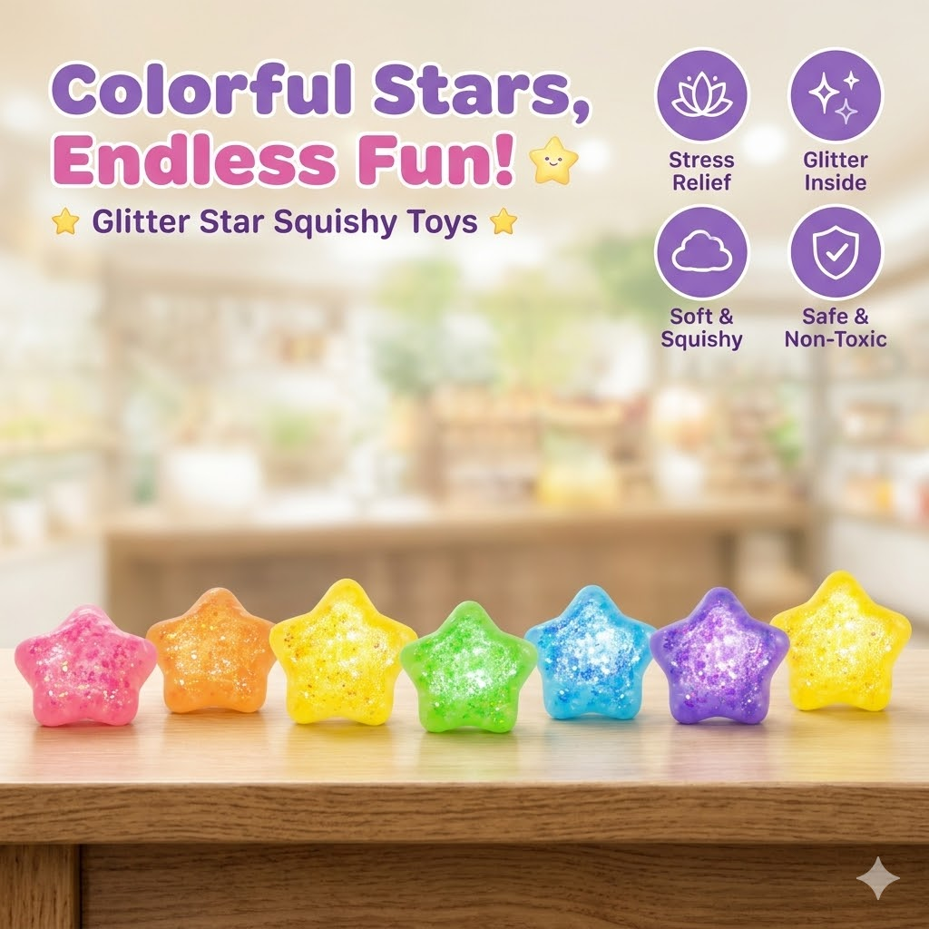 Viral Glitter Star Toy: Clear  - مراجعة Wedding Superstar وسعره
