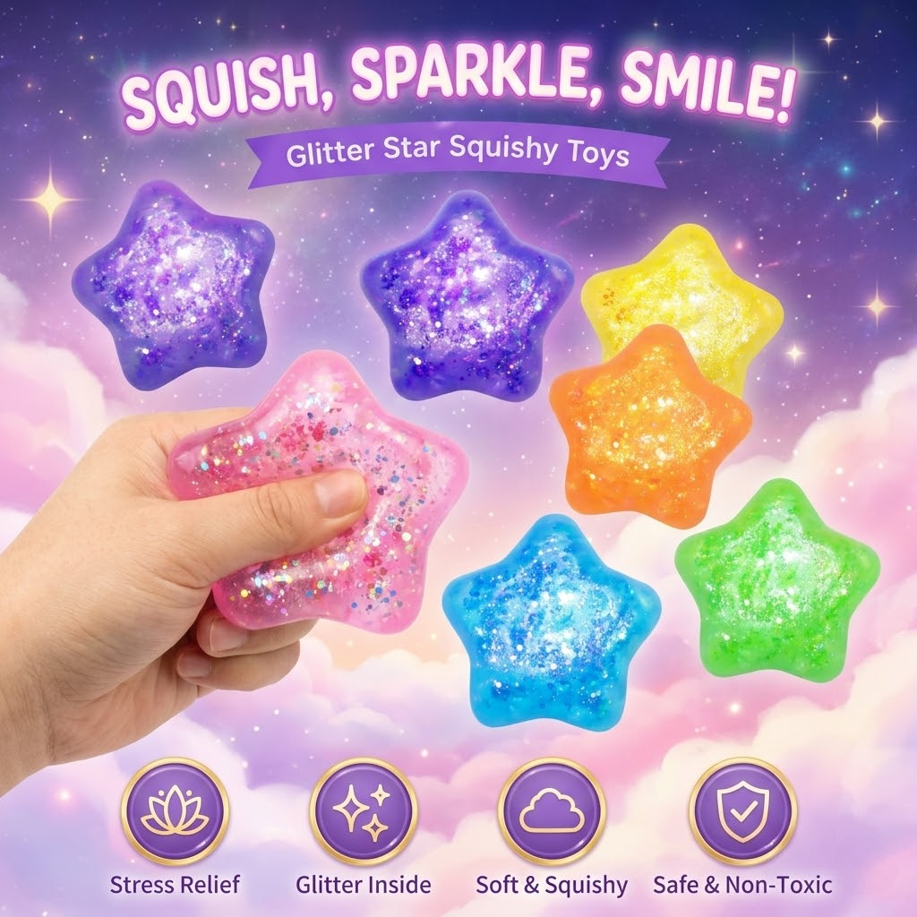 Viral Glitter Star Toy: Clear  - مراجعة Wedding Superstar وسعره