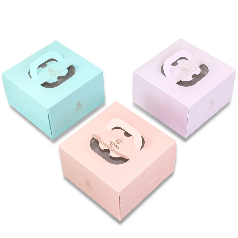 5pcs 8inch cake box with windo - مراجعة Supplier Wedding وسعره
