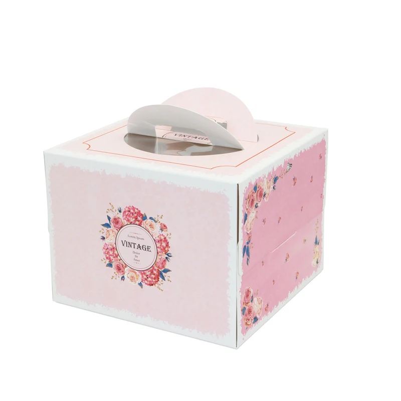 5pcs 8inch cake box with windo - مراجعة Supplier Wedding وسعره