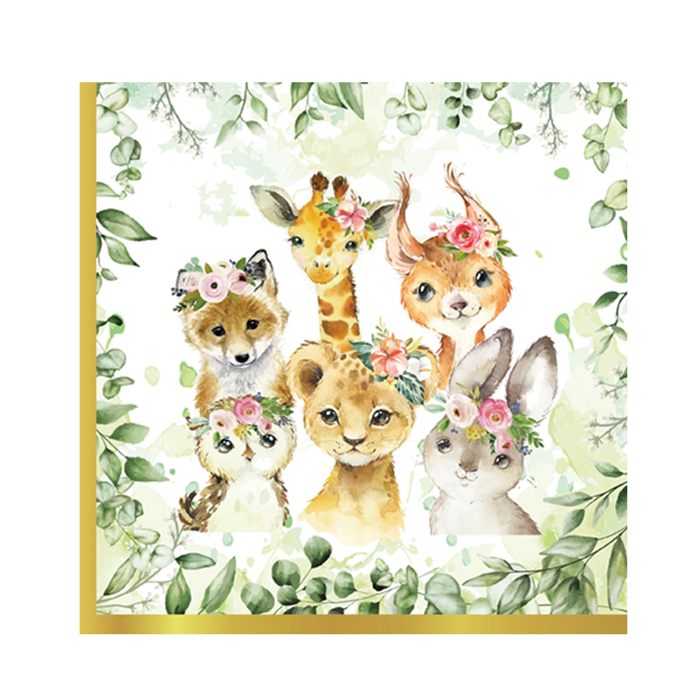 20/40pcs Cartoon Animal Farm N - مراجعة Wedding Zoo وسعره