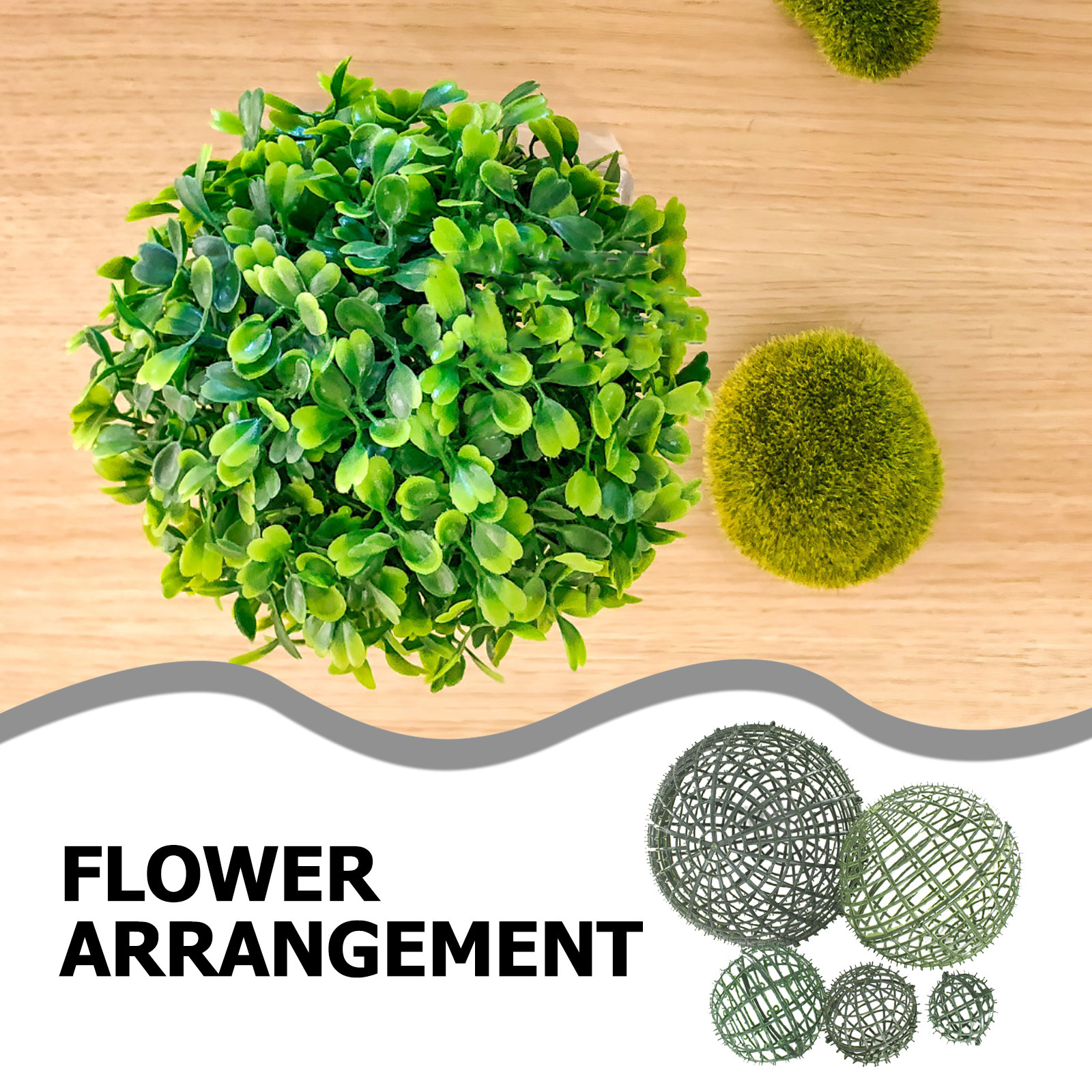 5Pcs Floral Plant Topiary Ball - مراجعة Wedding Support وسعره
