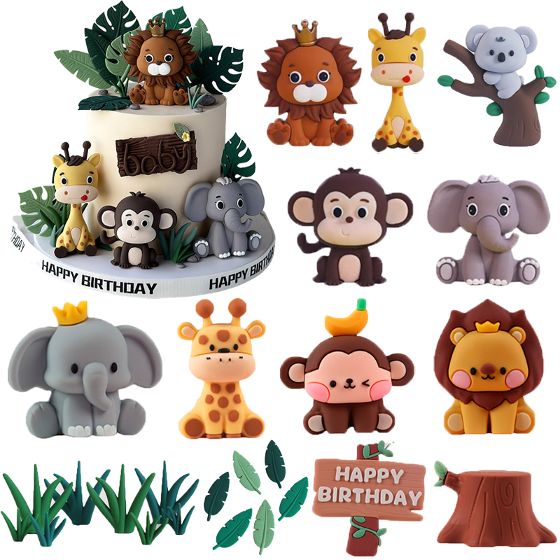 New Forest Jungle Animals Cake - مراجعة Wedding Zoo وسعره