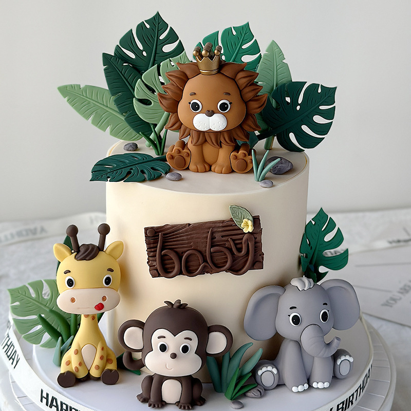 New Forest Jungle Animals Cake - مراجعة Wedding Zoo وسعره