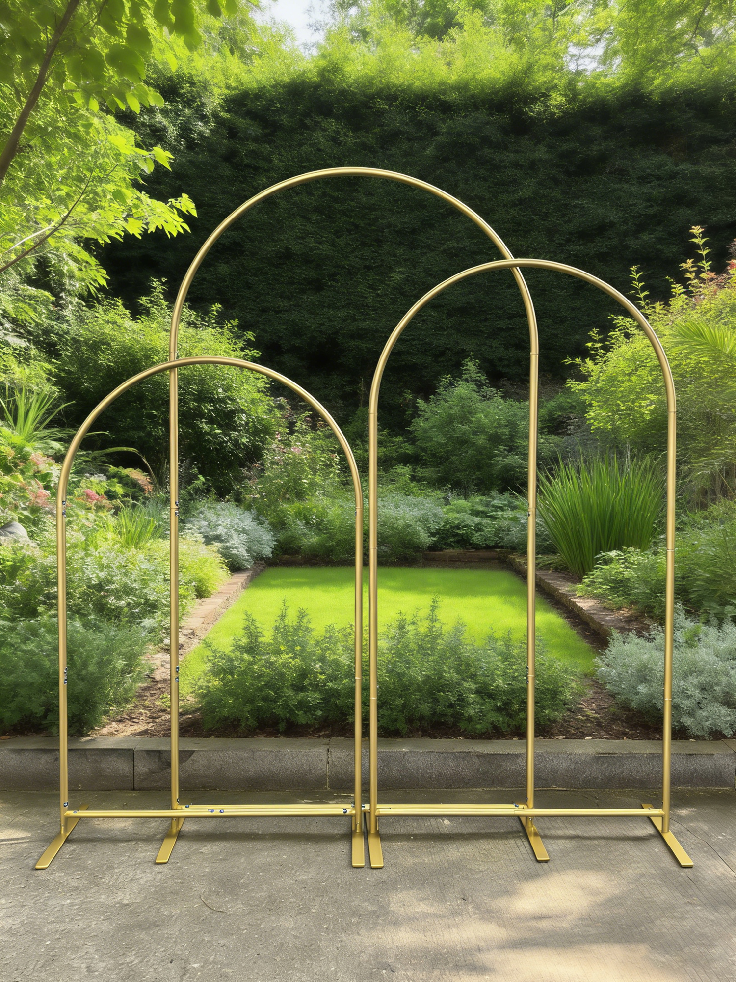 Aluminum Arch Backdrop Stand A - مراجعة Wedding Support وسعره