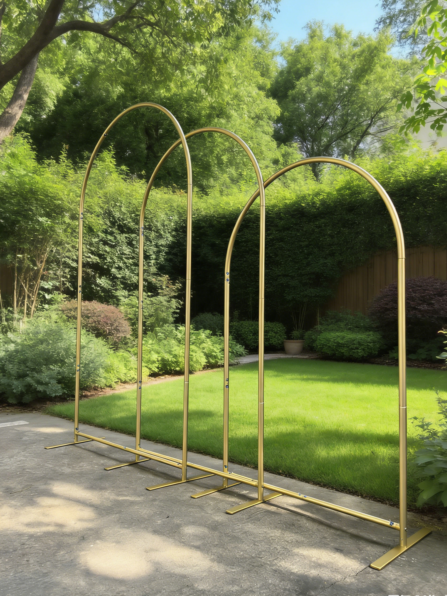 Aluminum Arch Backdrop Stand A - مراجعة Wedding Support وسعره