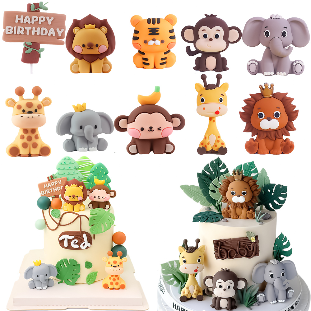 Jungle Animals Birthday Cake T - مراجعة Wedding Zoo وسعره