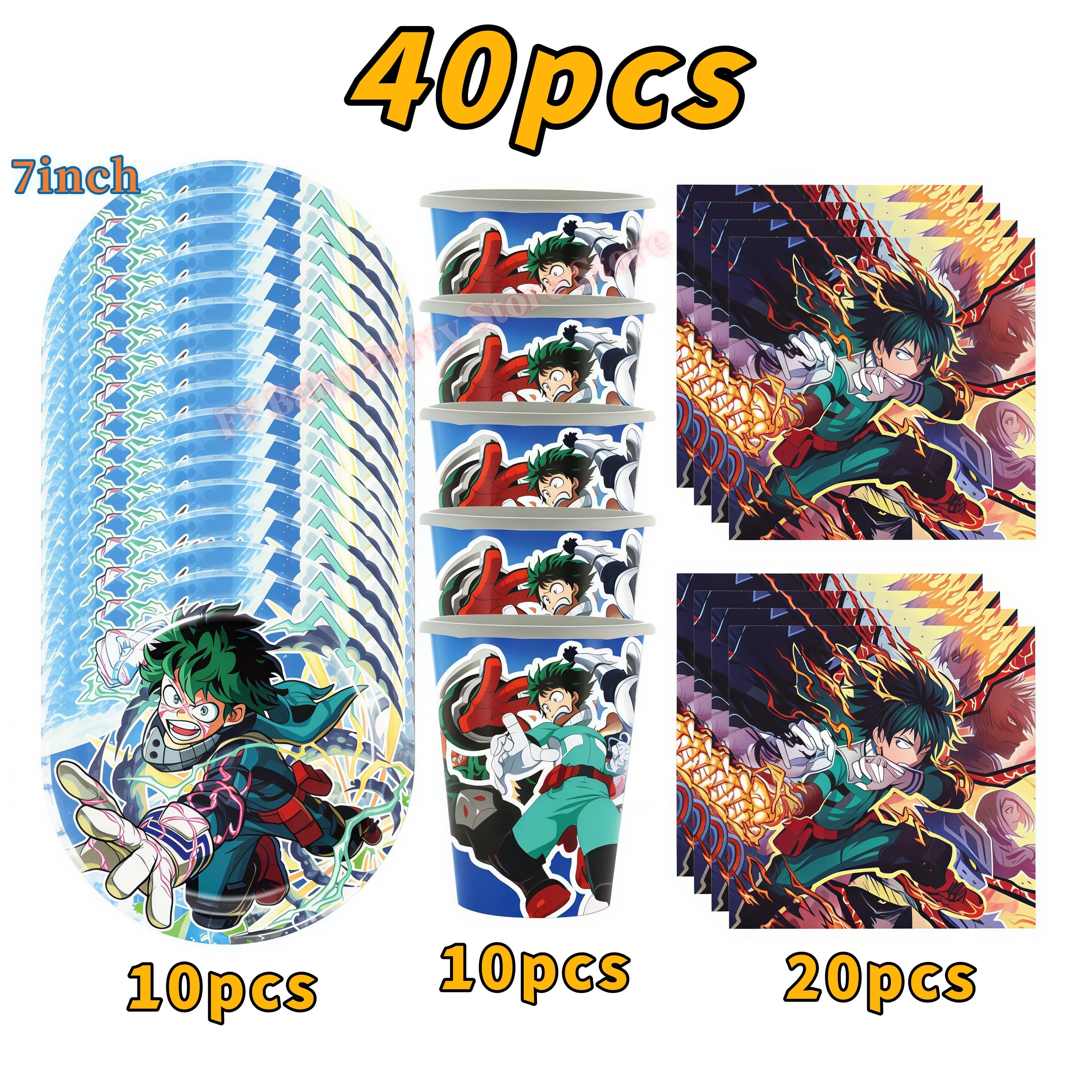 My Heroed Academia Birthday Pa - مراجعة Wedding Day Supply Kit وسعره
