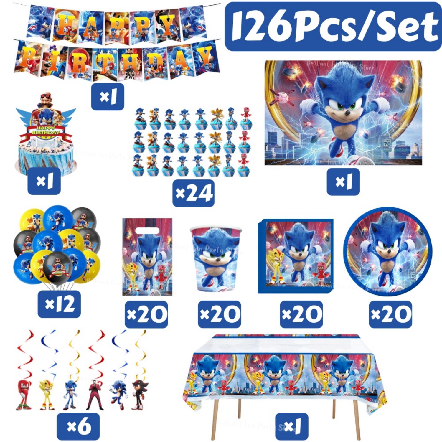 Cartoon Birthday Party Decorat - مراجعة Wedding Day Supply Kit وسعره