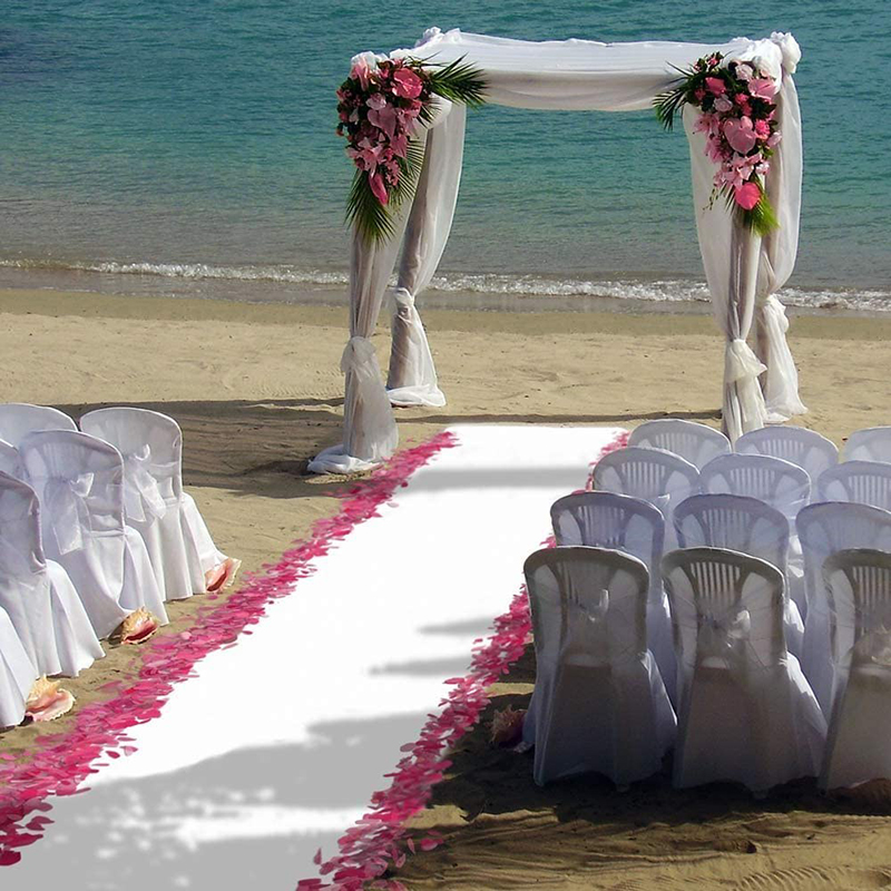 France Free Shipping Wedding C - مراجعة Aisle Runner White وسعره