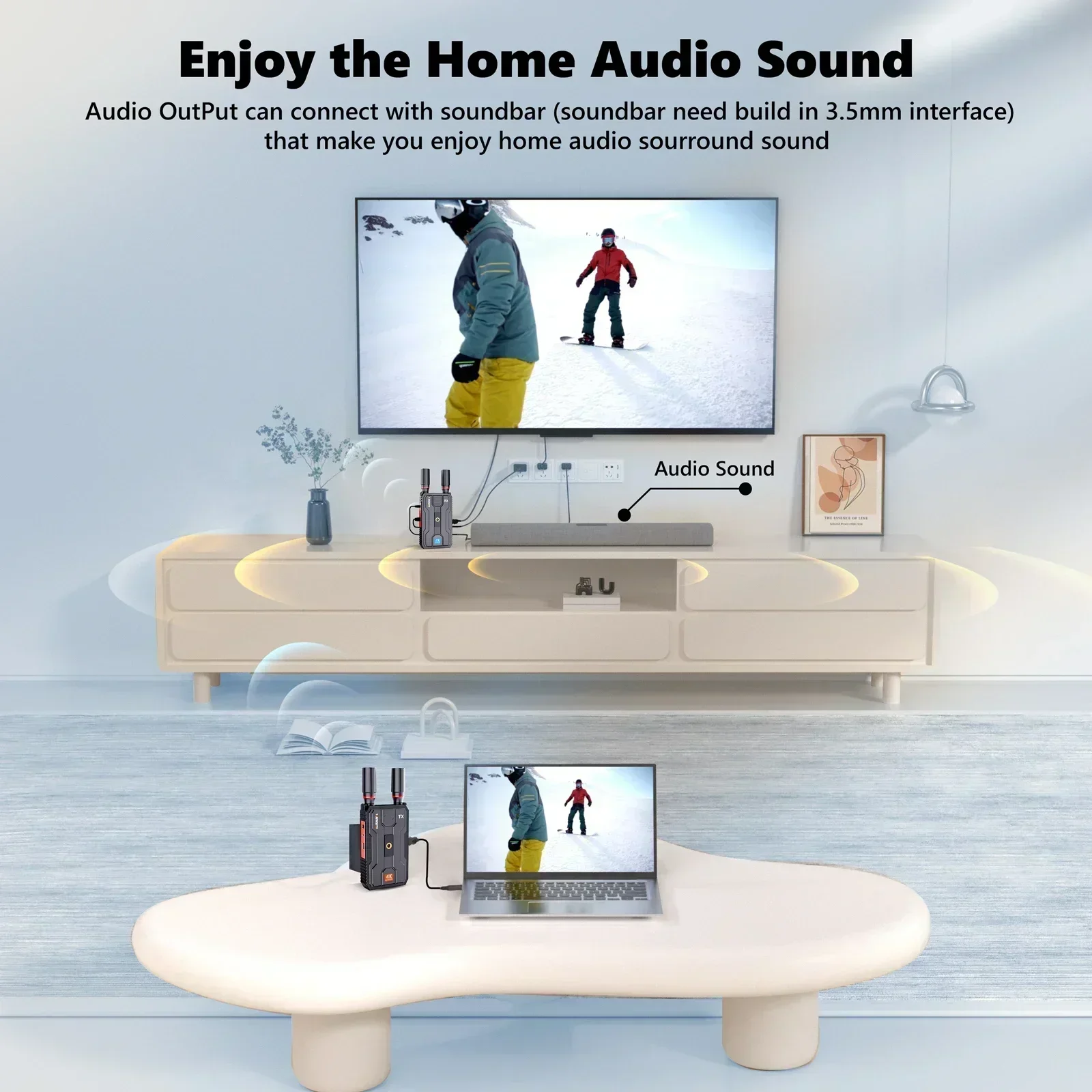 400m 5G 4K Wireless Video Tran - مراجعة Wedding Support وسعره