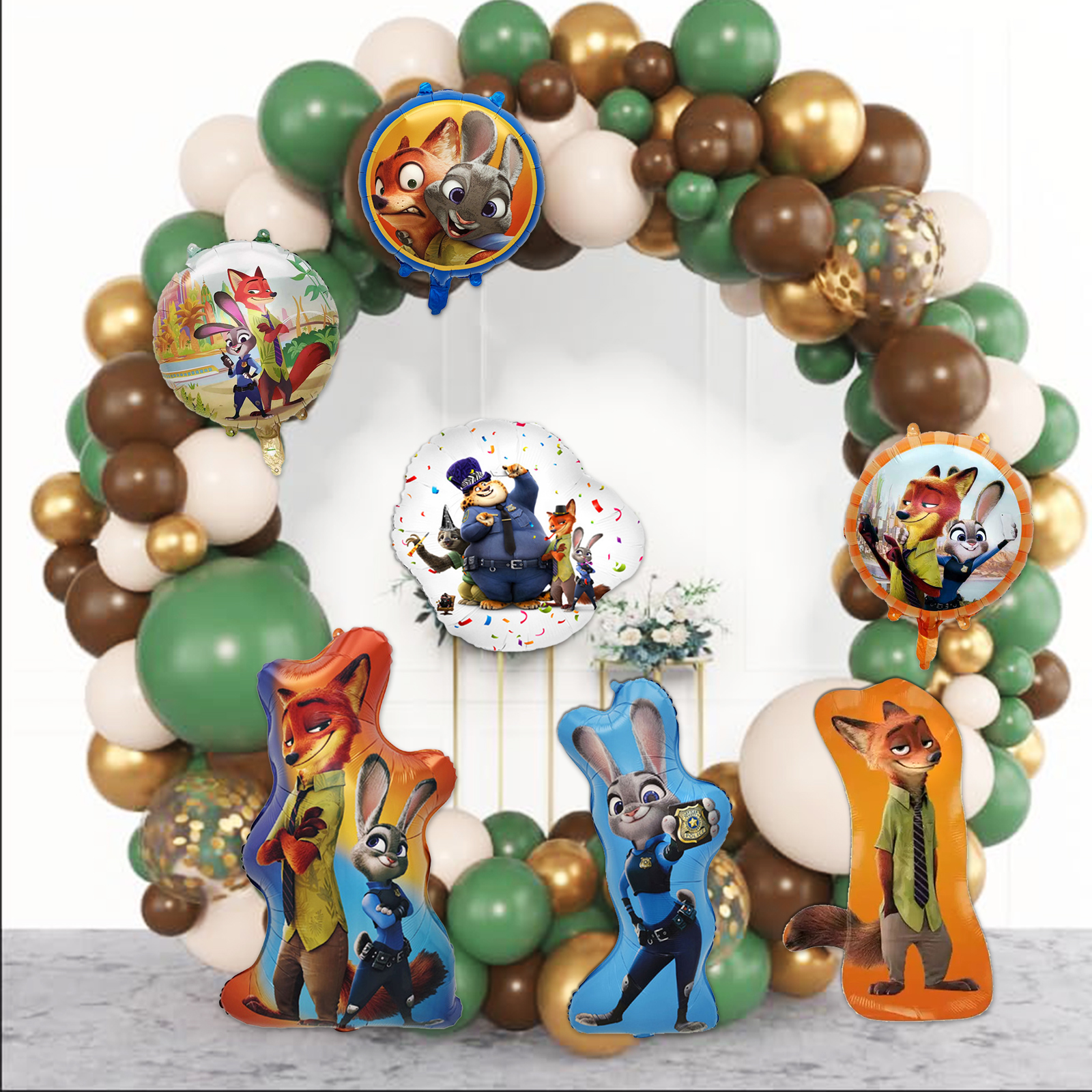 7Pcs Cartoon Figure Decoration - مراجعة Wedding Zoo وسعره
