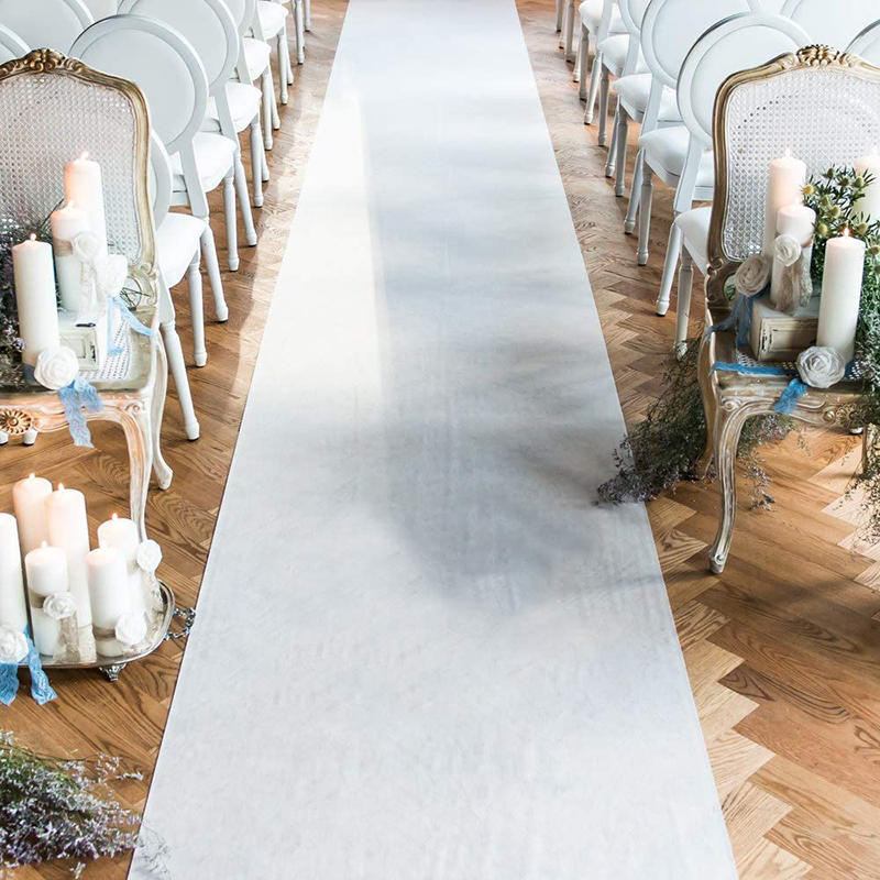 Anti-Slip Non-woven Fabric Wed - مراجعة Aisle Runner White وسعره