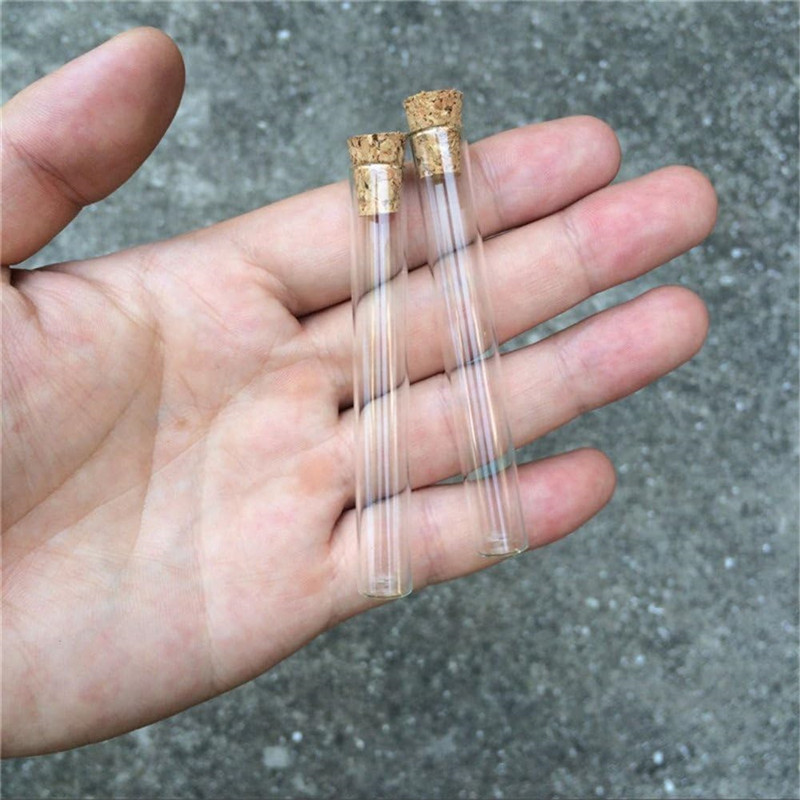 200pcs 10x75mm Transparent Gla - مراجعة Wedding Zoo وسعره