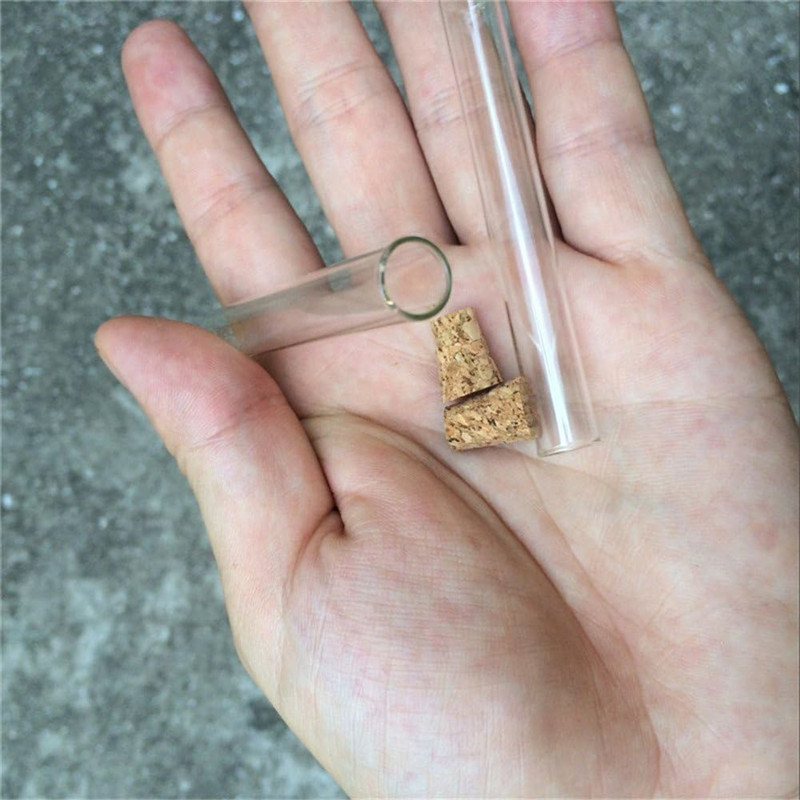 200pcs 10x75mm Transparent Gla - مراجعة Wedding Zoo وسعره