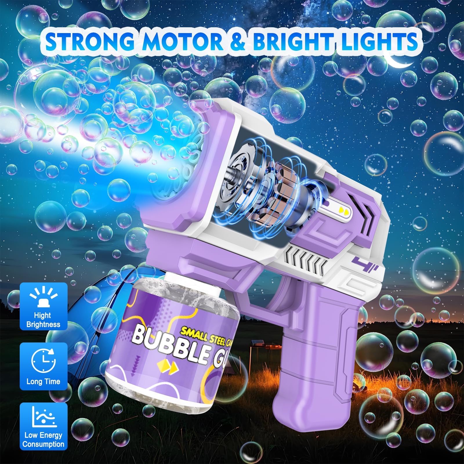 Bubble Gun with Lights, Bubble - مراجعة Wedding Solution وسعره