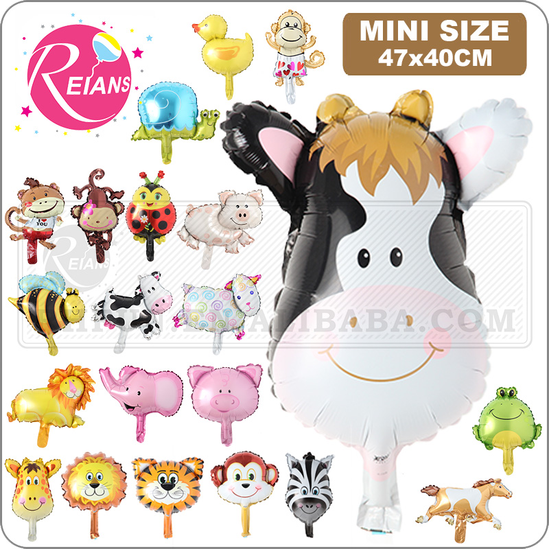 Mini Animal Head Foil Balloon, - مراجعة Wedding Zoo وسعره