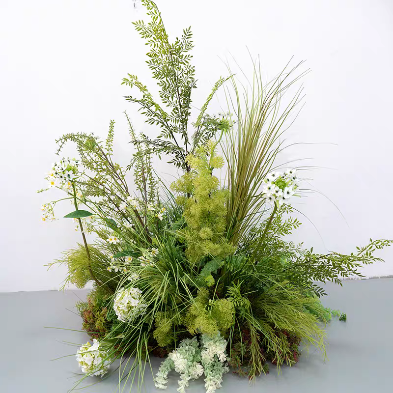 Green wedding decoration walkw - مراجعة Aisle Runner White وسعره