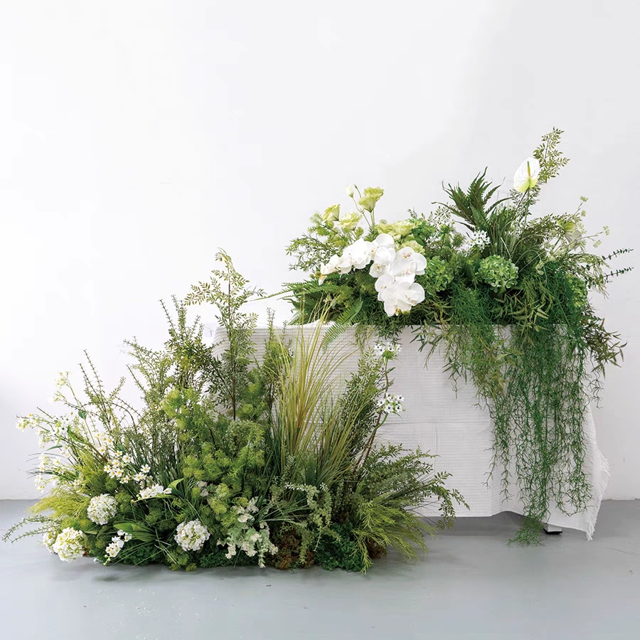 Green wedding decoration walkw - مراجعة Aisle Runner White وسعره
