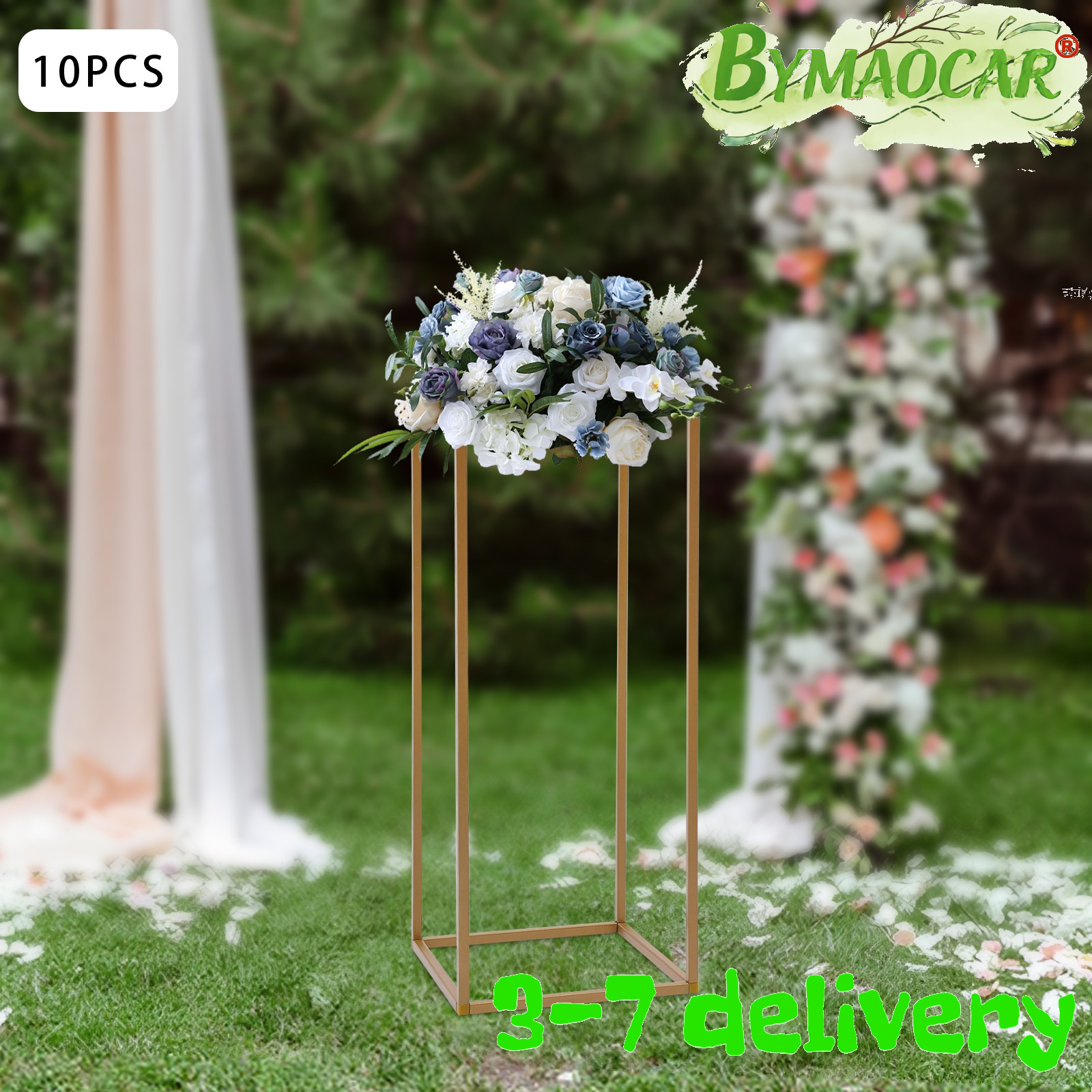 Flower Stand, 10-Pack Square W - مراجعة Wedding Support وسعره