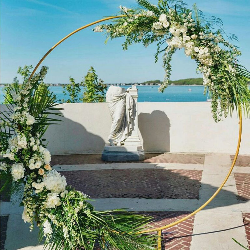Wedding Arch Stand Round Metal - مراجعة Wedding Support وسعره