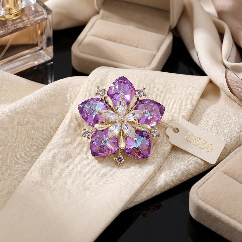 Super Flash Snowflake Brooch Z - مراجعة Wedding Superstar وسعره