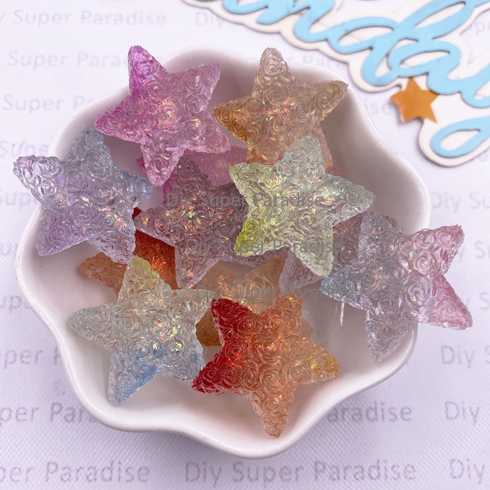 10PCS Resin Clear Candy Color  - مراجعة Wedding Superstar وسعره