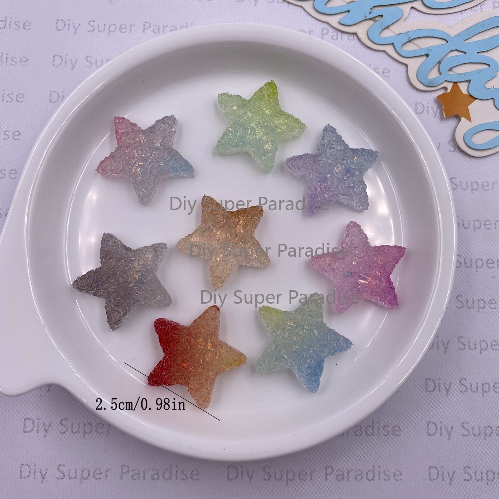 10PCS Resin Clear Candy Color  - مراجعة Wedding Superstar وسعره