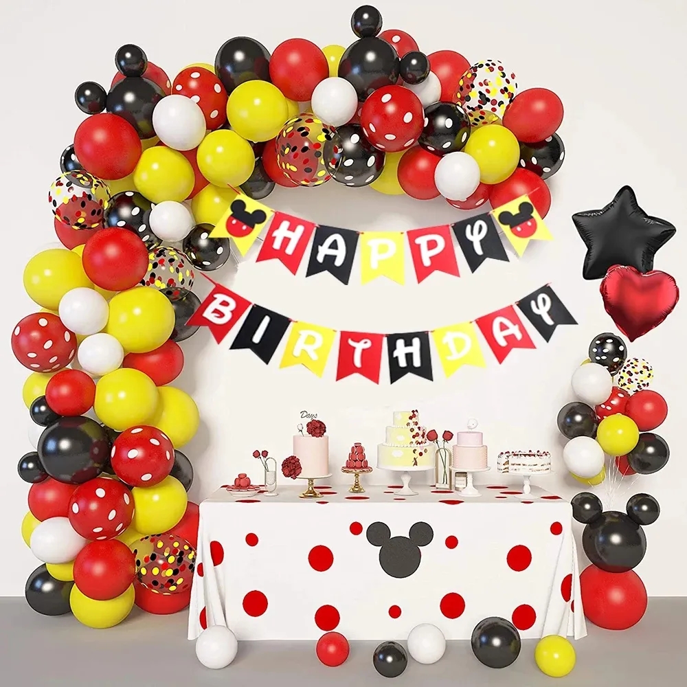 Red Black Yellow Balloon Garla - مراجعة Wedding Day Supply Kit وسعره