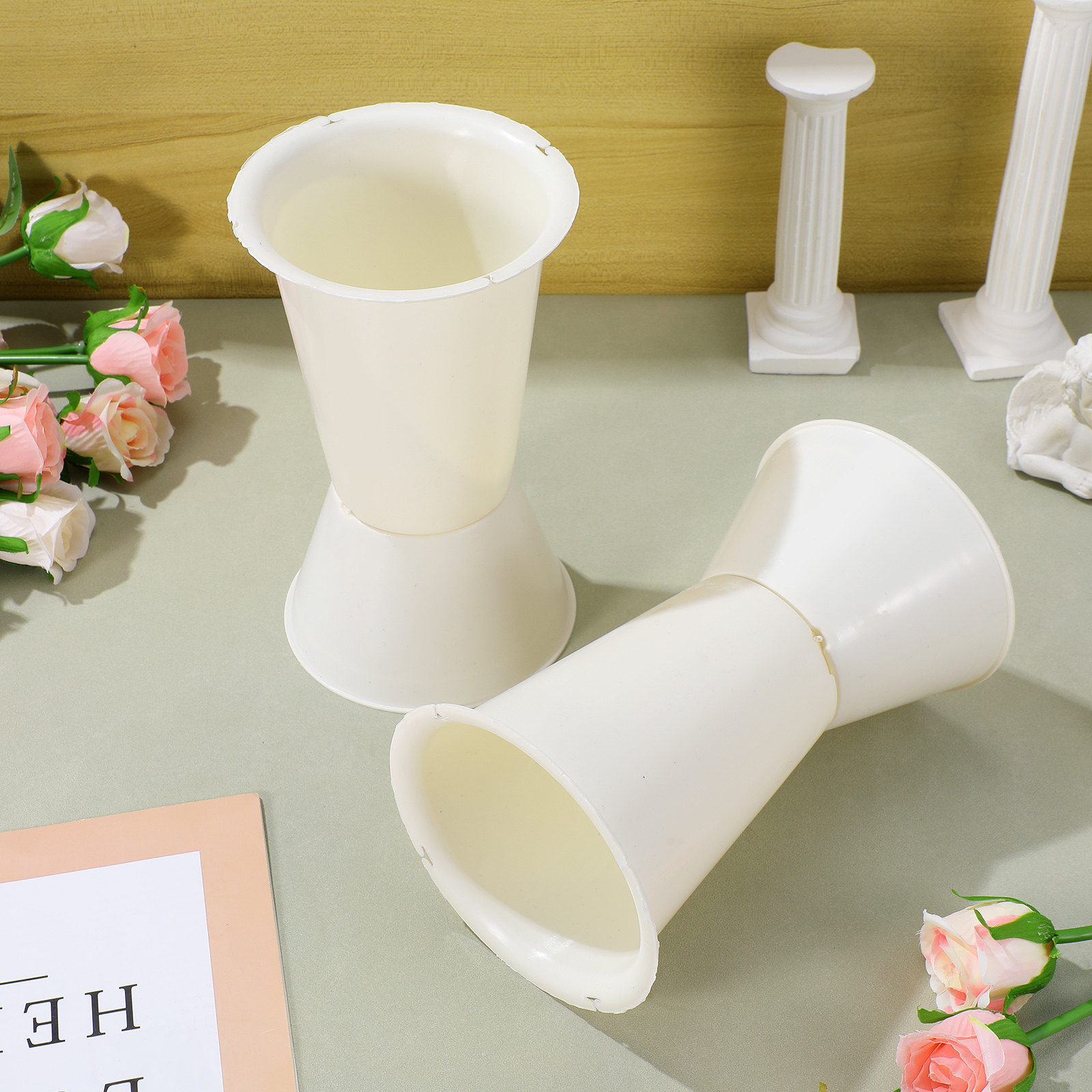 5Pcs Flower Bouquet Holder Pla - مراجعة Wedding Support وسعره