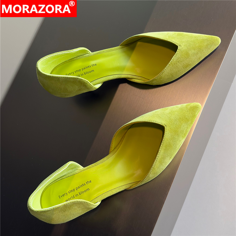 MORAZORA Ins New Suede Leather - مراجعة Wedding Shop وسعره