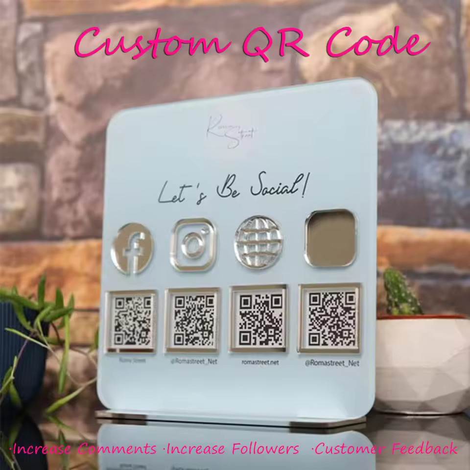 Personalized QR Code Acrylic S - مراجعة Wedding Solution وسعره